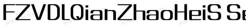 FZVDLQianZhaoHeiS Se字体转换
